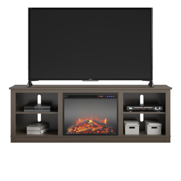 Wrought Studio Burleigh TV Stand for TVs up to 75" with Fireplace